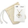 Kew x Nordic Flowers Necklace, Square Babys Breath
