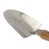 Close up of the stainless-steel Hand Trowel 5" head