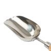 Close up of the stainless-steel scoop head