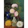 Marianne North Japanese Chrysanthemums Print
