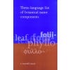 Three-Language List of Botanical Name Components