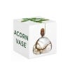 Acorn Vase, Clear, boxed