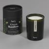 Aery Green Bamboo tube with candle displayed.