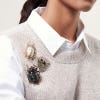 Bejewelled Moth Brooch, lifestyle image