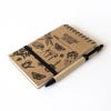 Botanist Notes Recycled Notebook with Pen