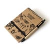 Botanist Notes Recycled Notebook with Pen
