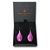 Bromelia Anita Earrings in their box
