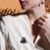 Vintage Moth Brooch, lifestyle