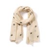 Bumble Bee Eco Scarf, Cream