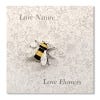 Bumblebee Brooch on gift card