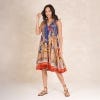 One Hundred Stars Frill Dress Carnival Cobalt