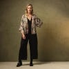 One Hundred Stars Chinoiserie Pink Kimono, lifestyle image