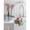Copenhagen Two Tone Aqua Planter, lifestyle image