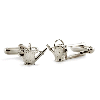 Alex's Watering Can cufflinks will be at home on the sleeves of gardeners! Designed for dress shirts, our cufflinks. Silver cufflinks.