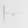 Flower Charm Bracelet, Silver and Gold Plated, with its gift packaging