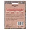 Back packet of Kew Daucus 'Dara' Seeds