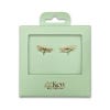 Kew x Bill Skinner Dragonfly Stud Earrings - in packaging