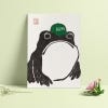 Frog with Kew Cap A3 Print
