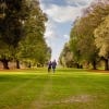 Kew members enjoying the arboretum