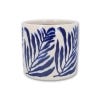 Navy Branch Pot Cover Planter from Gisela Graham