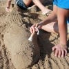 Huckleberry Bamboo Sand Tools, lifestyle image