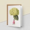 Hydrangea Annabelle Greeting Card