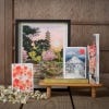 Kew Japanese Pagoda Print, framed, lifestyle image