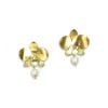 Kew Orchid Pearl Stud Earrings
