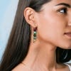 Kantha Kamla Earrings, lifestyle image