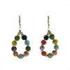 Kantha Beaded Teardrop Earrings