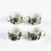 Kew Bloom Set of 4 Espresso Mugs