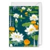 TFL Kew Gardens Water Lilies Greeting Card
