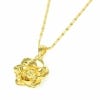 Kew x My Doris Gold Rose Pendant Necklace