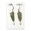 Kew x Nordic Flowers Earrings, Ferns & Pearls