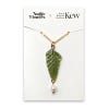 Kew x Nordic Flowers Necklace, Fern & Pearl