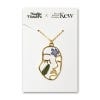 Kew x Nordic Flowers Necklace, Face Flowers & Fern