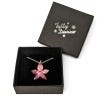 Kew x Tatty Devine Orchid Necklace in Recycled Acrylic in its original box