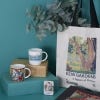 Kew x TFL Blossom Time Mug - lifestyle image
