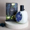 Bluebell and Jasmine Body Oil with botanically illustrated packaging.