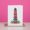 Kew Pagoda Greeting Card