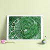 Lucille Clerc 'Palm House Spiral' A3 Print