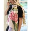 Kew Marianne North Orchid Print Scarf