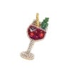 My Doris Pink Fizz Beaded Brooch