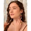 My Doris, Pink Fizz Earrings - model image