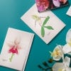 Orchid Greeting Card, lifestyle image