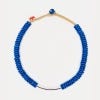 Organic Beads Necklace, Manaus Blue, from Pretty Pink