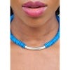 Organic Beads Necklace, Manaus Blue, from Pretty Pink