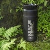 Kew 'Our Future is Botanic' 350ml Ocean Bottle Brew Flask, Black - Lifestyle Image