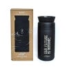 Kew 'Our Future is Botanic' 350ml Ocean Bottle Brew Flask, Black - Product Image