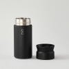 Kew 'Our Future is Botanic' 350ml Ocean Bottle Brew Flask, Black - Product Image
